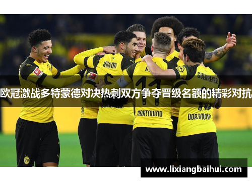 欧冠激战多特蒙德对决热刺双方争夺晋级名额的精彩对抗